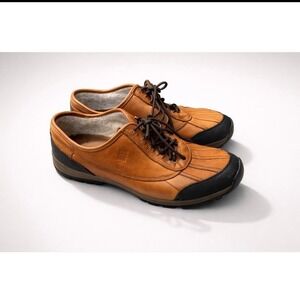 Lands End LeatherLined Outdoor Shoes Gorpcore Cabincore Activewear- 11D